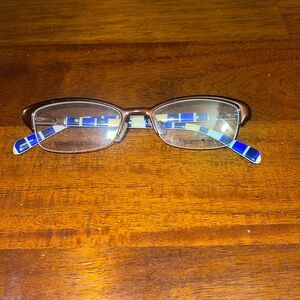 Kate Spade Eyeglasses Almira 0X52 Brown Tortoise Half Rim Frame 50[]17 140. NWOT